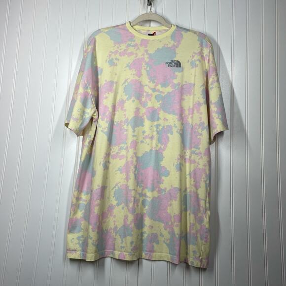 The North Face Women’s Short Sleeve Crew Neck Tie-Dye T-Shirt Dress Size Small S - Picture 2 of 9